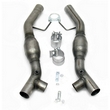 3” H-Pipe with Cats Stainless Steel